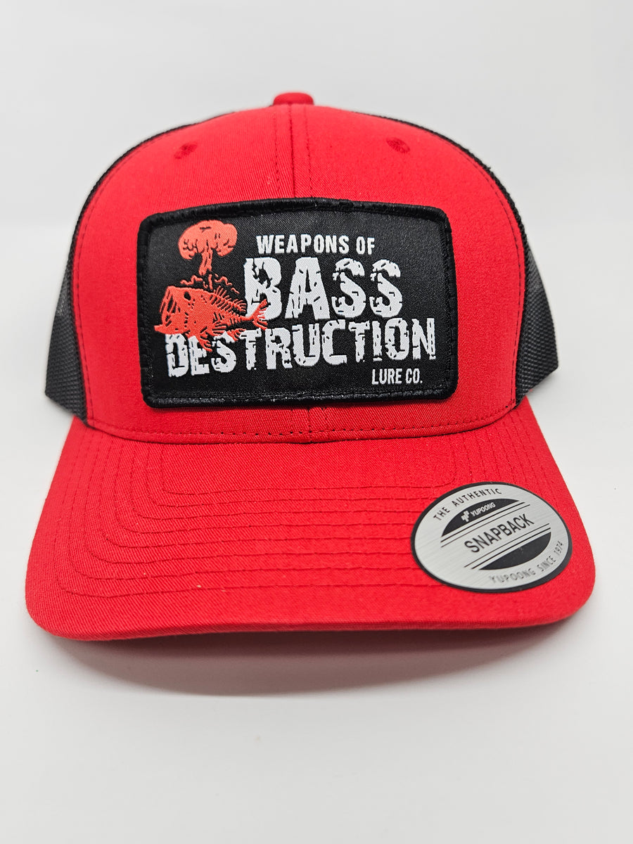 Heavy Bass Drops Trucker Hat (RED)