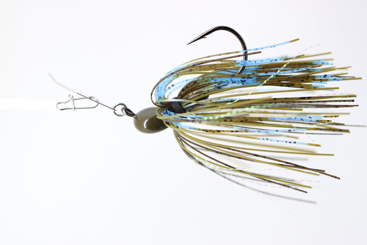 DOBYN'S RODS Jig 1/4 Oz - 3 Pack Magic Craw Fishing Jigs With Hand-Tied Skirt & Custom Hook