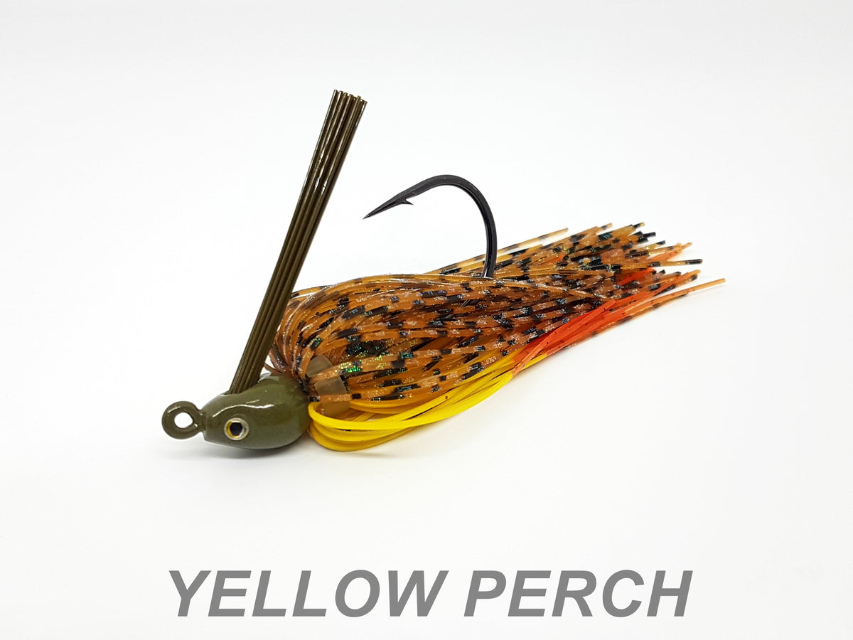 2 Yellow Perch Swim Jig