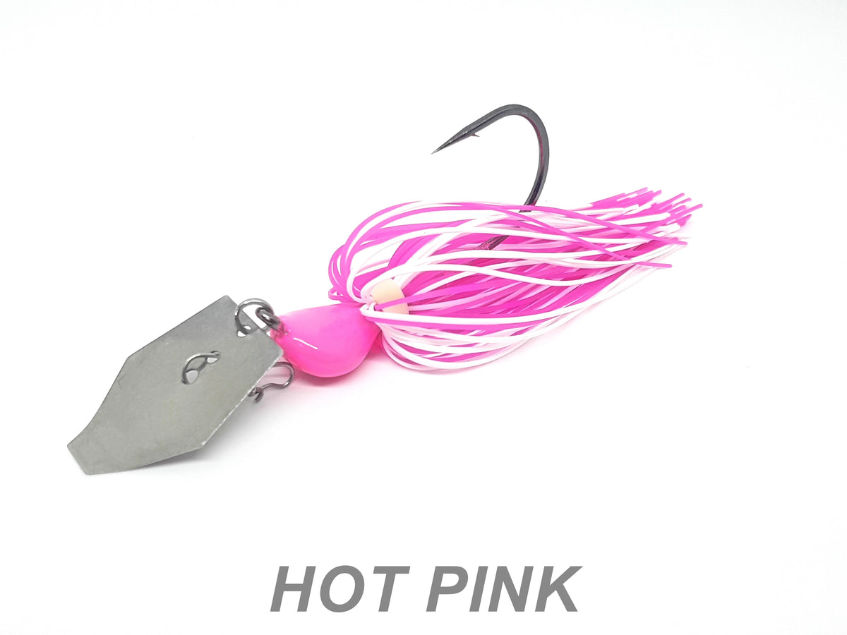 37 Hot Pink Bladed Jig
