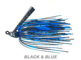 #40 "Black & Blue" Swim Jig