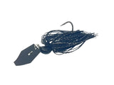 Black Silver Ghost bladed jig bass fishing lure for bass fishing by Weapons of Bass Destruction