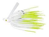 White Chartreuse Tip Swim Jig by Weapons of Bass Destruction
