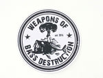 Weapons Of Bass Destruction Lure Co Circle Decal