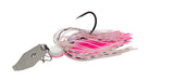Pink Illusion bladed jig bass fishing lure for bass fishing by Weapons of Bass Destruction