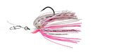Pink Illusion bladed jig bass fishing lure for bass fishing by Weapons of Bass Destruction
