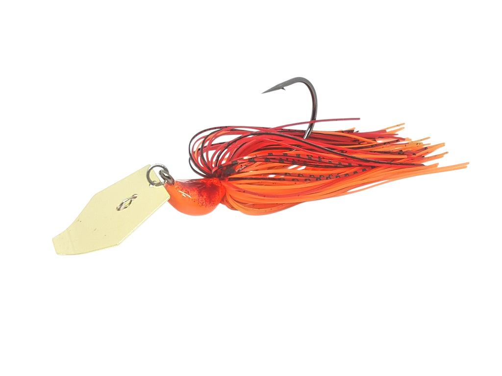 blood lure fishing Speed Wake - Shad Trigger more bites with Bago Lures Blade Baits 22 Blood Craw Bladed Jig