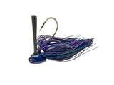 Midnight Magic Mini Flipping Jig for bass, compact finesse flipping jig by Weapons of Bass Destruction