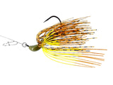 Yellow Perch bladed jig bass fishing lure for bass fishing by Weapons of Bass Destruction