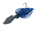 Black & Blue Black bladed jig bass fishing lure for bass fishing by Weapons of Bass Destruction