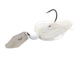 Pearl Silver Flake bladed jig bass fishing lure for bass fishing by Weapons of Bass Destruction
