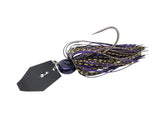 Mayhem Black bladed jig bass fishing lure for bass fishing by Weapons of Bass Destruction
