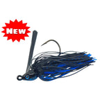 Black & Bruised Swim Jig by Weapons of Bass Destruction
