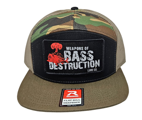 "Camo" WOBD Flat Bill Snapback Hat