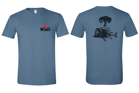 WOBD Bass Head T-Shirt "INDIGO"