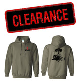 WOBD Bass Head Hoodie "Military Green"