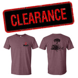 WOBD Bass Head T-Shirt "HEATHER MAROON"