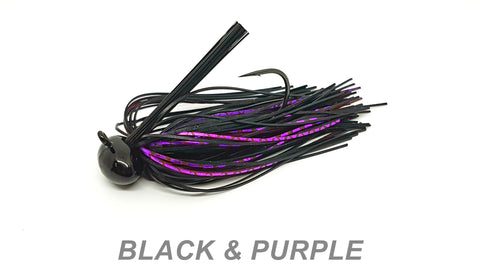 #15 "Black & Purple" Football Jig
