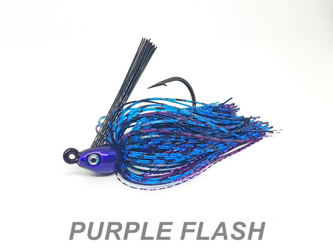 #18 "Purple Flash" Swim Jig