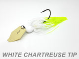 #19 "White Chartreuse Tip" Bladed Jig