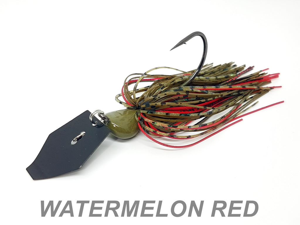 32 Watermelon Red Bladed Jig