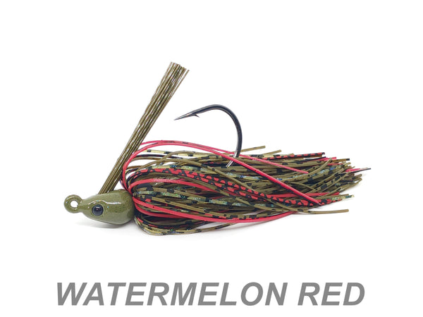 32 Watermelon Red Swim Jig