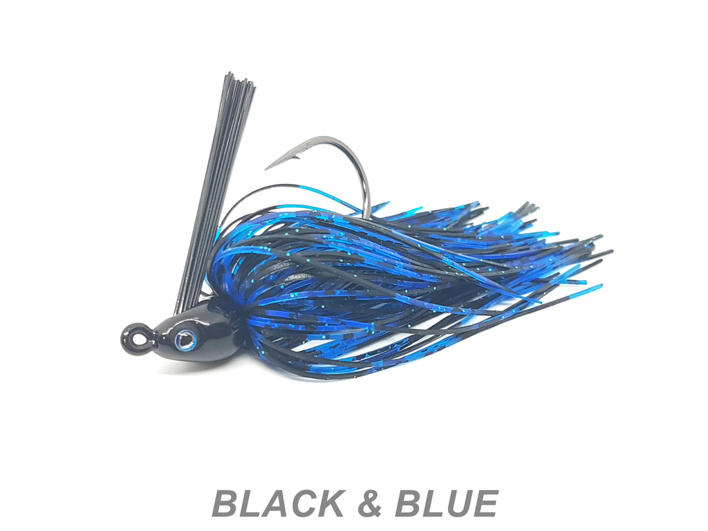40 Black & Blue Swim Jig