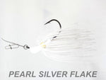 #45 "Pearl Silver Flake" Bladed Jig