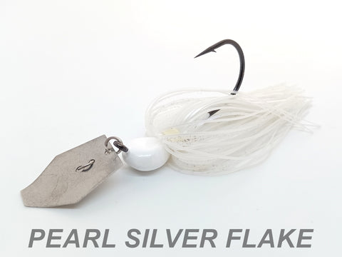 #45 "Pearl Silver Flake" Bladed Jig