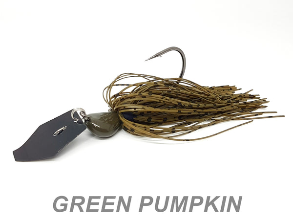#63 Green Pumpkin Bladed Jig