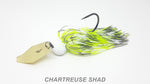 #64 "Chartreuse Shad" Gold Bladed Jig