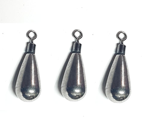1/4 Oz Tungsten drop shot weights (tear drop) 3 pk