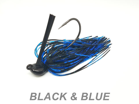 #40 Tungsten Flipping Jig "Black & Blue"